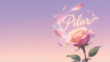 Pilar horizontal - Rosa Etérea Iluminada