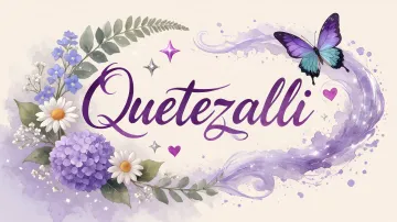 Quetzalli horizontal - Místico Lila