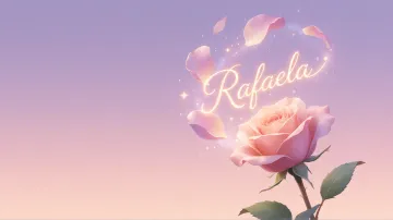 Rafaela horizontal - Rosa Etérea Iluminada
