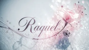 Raquel horizontal - Rosa Eterna