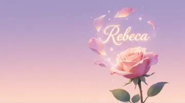 Rebeca horizontal - Rosa Etérea Iluminada