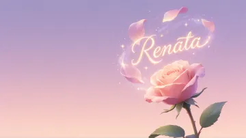 Renata horizontal - Rosa Etérea Iluminada