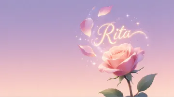 Rita horizontal - Rosa Etérea Iluminada