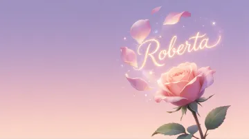 Roberta horizontal - Rosa Etérea Iluminada