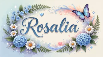 Rosalia horizontal - Magia en Cursiva