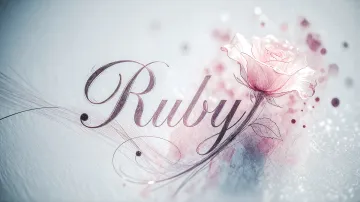 Ruby horizontal - Rosa Eterna