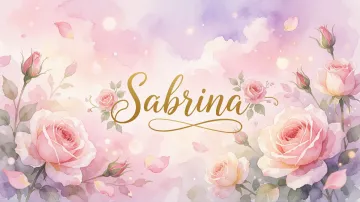 Sabrina horizontal - Rosas de Acuarela Mágica