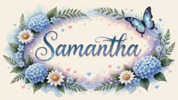 Samantha horizontal - Magia en Cursiva