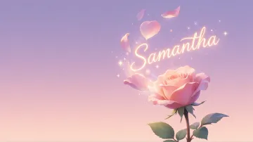 Samantha horizontal - Rosa Etérea Iluminada