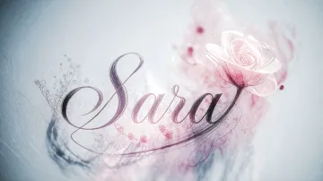 Sara horizontal - Rosa Eterna