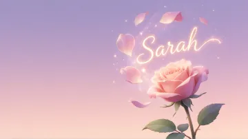 Sarah horizontal - Rosa Etérea Iluminada