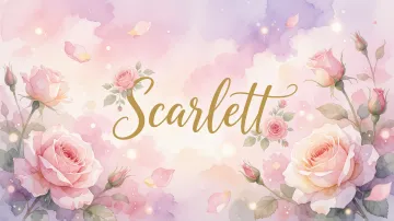 Scarlett horizontal - Rosas de Acuarela Mágica