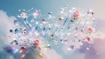 Scarlett horizontal - Cristal Etéreo