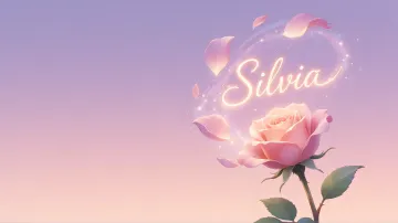 Silvia horizontal - Rosa Etérea Iluminada
