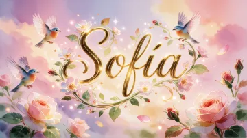 Sofia horizontal - Jardín Mágico Primaveral
