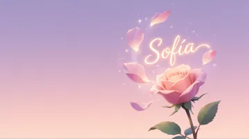 Sofia horizontal - Rosa Etérea Iluminada