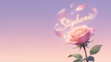 Stephanie horizontal - Rosa Etérea Iluminada