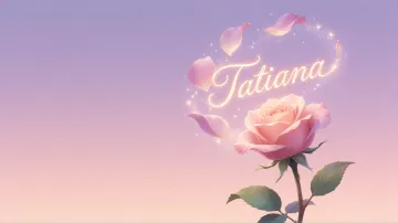 Tatiana horizontal - Rosa Etérea Iluminada