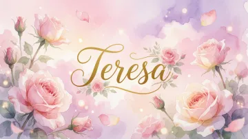 Teresa horizontal - Rosas de Acuarela Mágica