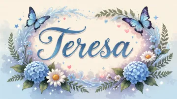 Teresa horizontal - Magia en Cursiva