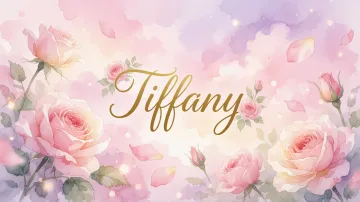 Tiffany horizontal - Rosas de Acuarela Mágica