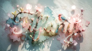 Tiffany horizontal - Amanecer de Primavera