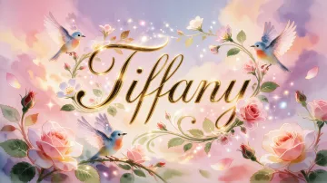 Tiffany horizontal - Jardín Mágico Primaveral
