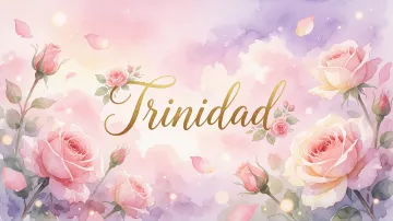 Trinidad horizontal - Rosas de Acuarela Mágica
