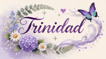 Trinidad horizontal - Místico Lila