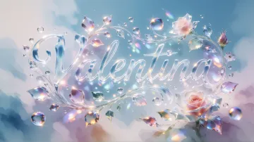 Valentina horizontal - Cristal Etéreo