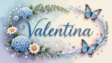 Valentina horizontal - Magia en Cursiva