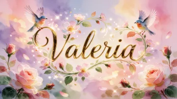 Valeria horizontal - Jardín Mágico Primaveral