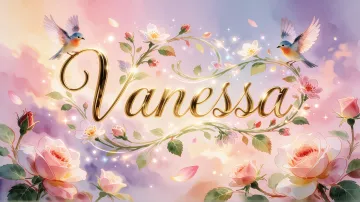 Vanessa horizontal - Jardín Mágico Primaveral