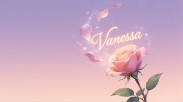 Vanessa horizontal - Rosa Etérea Iluminada