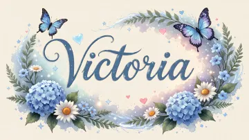 Victoria horizontal - Magia en Cursiva