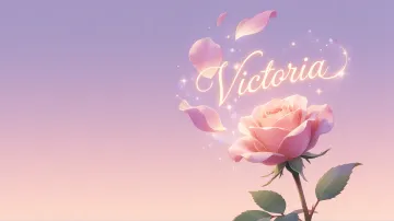 Victoria horizontal - Rosa Etérea Iluminada
