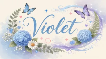 Violet horizontal - Jardín de Hortensias