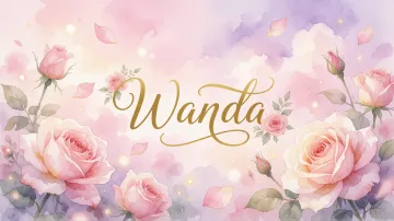 Wanda horizontal - Rosas de Acuarela Mágica