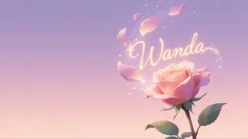 Wanda horizontal - Rosa Etérea Iluminada