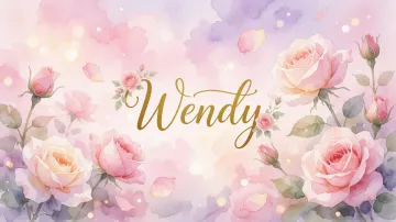 Wendy horizontal - Rosas de Acuarela Mágica