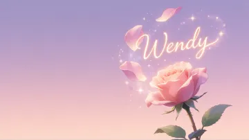 Wendy horizontal - Rosa Etérea Iluminada