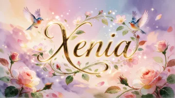Xenia horizontal - Jardín Mágico Primaveral