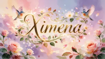 Ximena horizontal - Jardín Mágico Primaveral