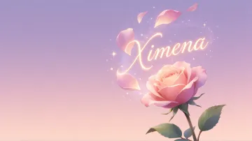 Ximena horizontal - Rosa Etérea Iluminada