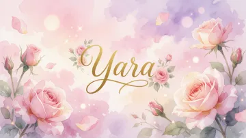 Yara horizontal - Rosas de Acuarela Mágica