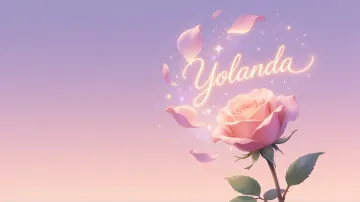 Yolanda horizontal - Rosa Etérea Iluminada