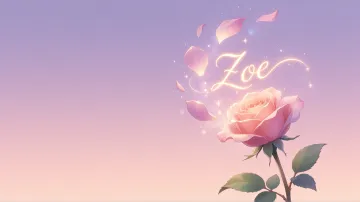Zoe horizontal - Rosa Etérea Iluminada
