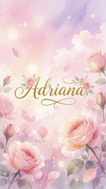 Adriana - Rosas de Acuarela Mágica