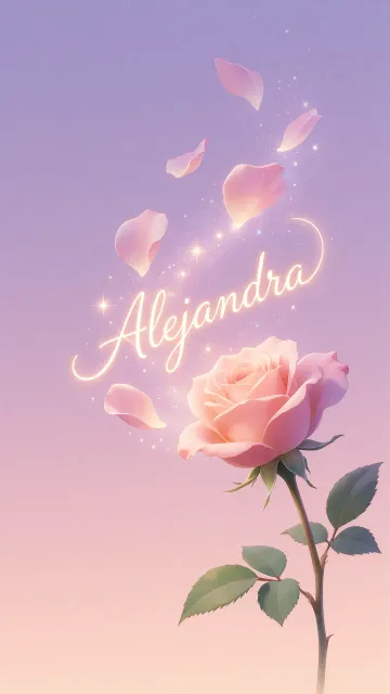 Alejandra - Rosa Etérea Iluminada