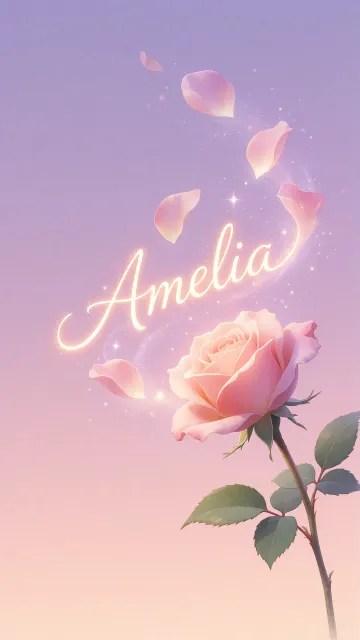 Amelia - Rosa Etérea Iluminada